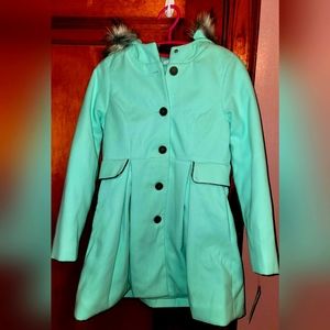 Cat & Jack Girls Large Long Sleeve Dress Coat